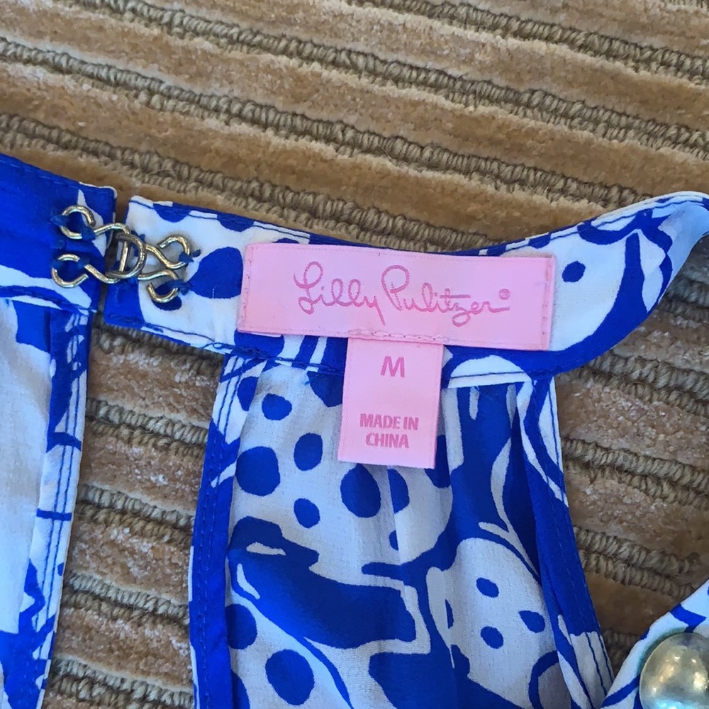 Lilly Pulitzer silk tank top - Picture 2 of 5
